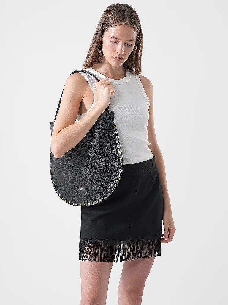 ISABEL MARANT Borsa in pelle - Hobo OSKAN nero
